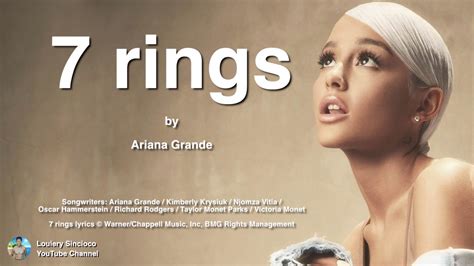 7 rings (lyrics) - Ariana Grande - YouTube