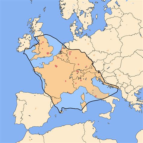 Real size of Saudi Arabia compared to parts of Europe. From Liverpool, Amsterdam, München ...