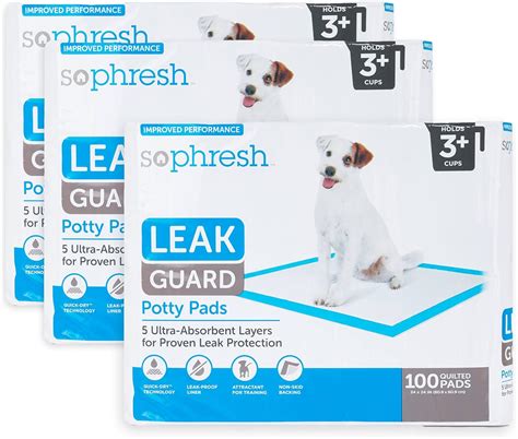 Buy Petco Brand - So Phresh Large Leak Guard Quilted Potty Pads, Count ...
