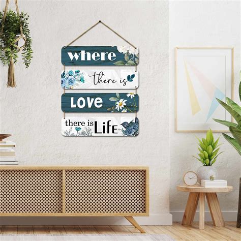 Cute Family Love Quotes MDF Wall Hangings for Living Room Bedroom Entr ...