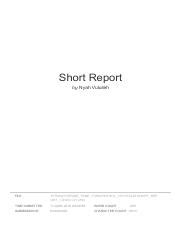 Image result for Short Report Before Code