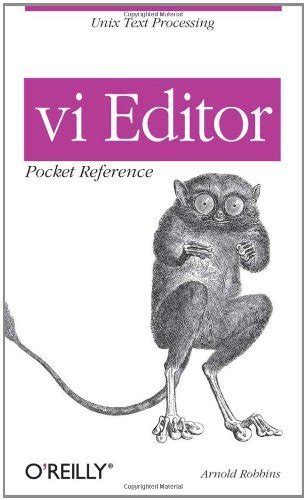 vi Editor Pocket Reference : Robbins, Arnold: Amazon.in: Books
