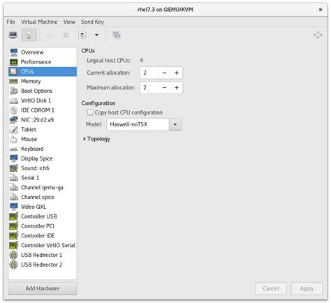 虚拟化调整和优化指南 | Red Hat Enterprise Linux | 7 | Red Hat Documentation