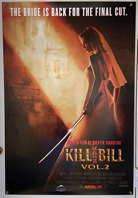 Kill Bill Original Movie Poster