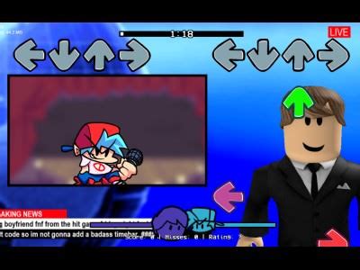 FNF Vs. Roblox: Breaking News ऑनलाइन खेलना