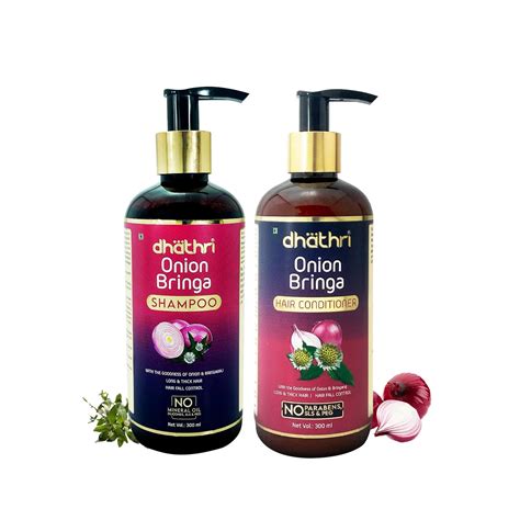 Ayurvedic Onion Shampoo and Conditioner Combo for All Hair – Dhathri ...
