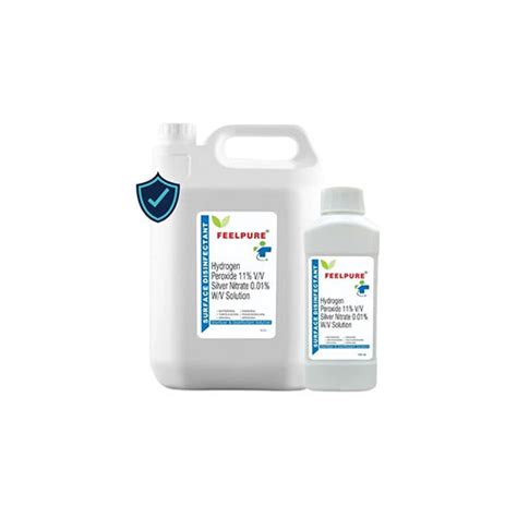 Hydrogen Peroxide 11% Silver Nitrate 0.01% Solution Surface environment ...