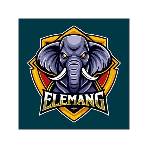 Elephant gaming logo illustration | Premium Vector