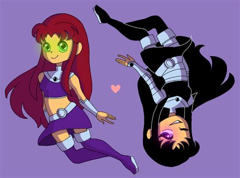 Starfire and Blackfire by OiItsAzzy on DeviantArt