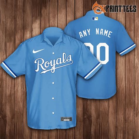 KC Royal Baseball Blue Customiz Classic Hawaii Shirt, Best Baseball ...