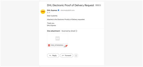 How to Get a DHL Proof of Delivery