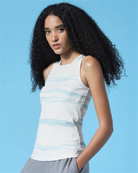 PLAY Beige Tie Dye Tank Top