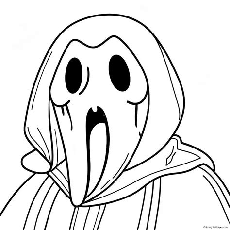 Ghostface Coloring Pages