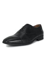 Louis Philippe Formal Shoes, Men Black Leather Lace Up Shoes for ...