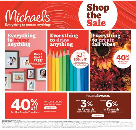 Michaels Ad This Week from August 13