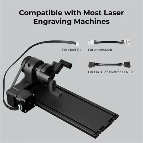 Buy xTool RA2 Pro 4-in-1 Laser Rotary with Risers, Y-axis Rotary Roller ...