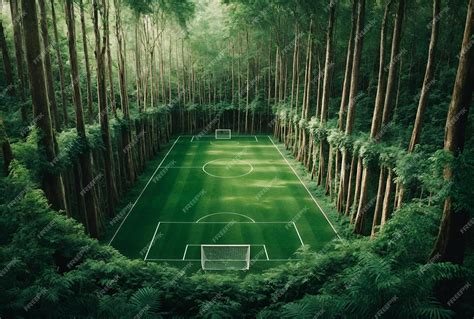 Sportsfield within Forest 的图像结果