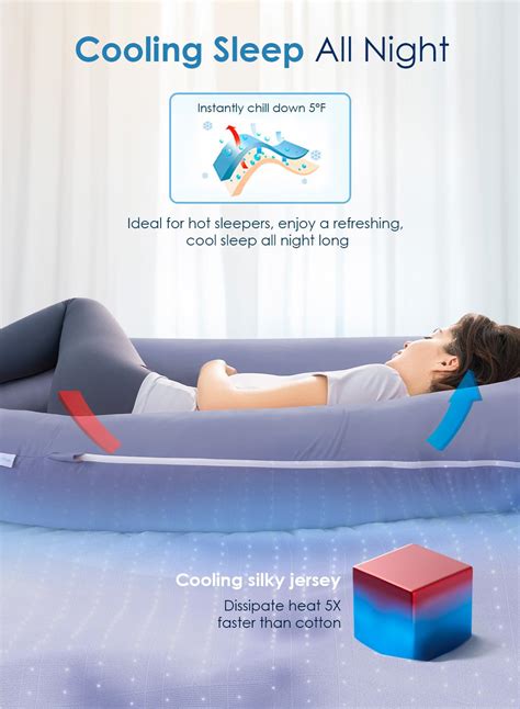 QUEENROSE QUEEN ROSE Pregnancy Pillow, U Shaped Full Body India | Ubuy