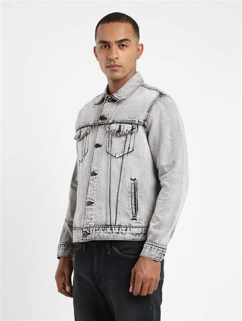 Men's Solid Spread Collar Denim Jacket – Levis India Store