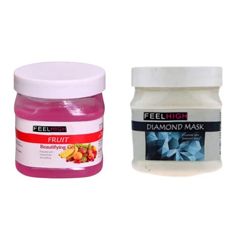 Buy Feelhigh Face and Body Fruit Gel 500gm And Face Mask 500gm - Skin ...