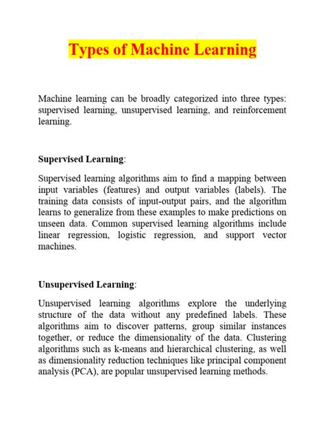 Types of Machine Learning Image From Machine Learning Textbook 的图像结果