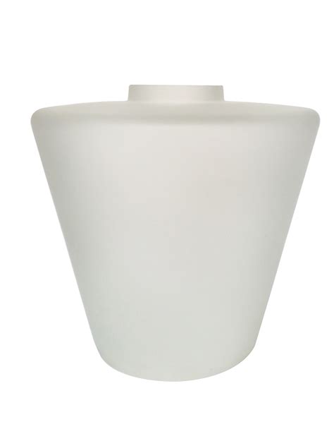 Tapered Frosted Glass Lamp Shade
