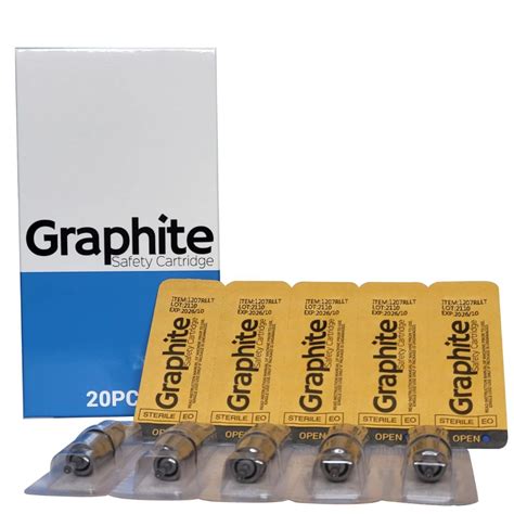 GRAPHITE SAFETY TATTOO CARTRIDGES - ROUND SHADERS
