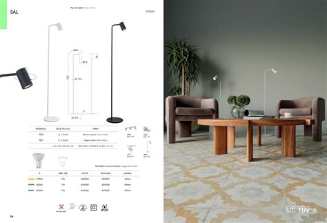 Mantra 7522 SANDY WHITE FLOOR LAMP 1xGU10 | Магазини ОРИОН