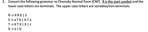 Image result for Convert Grammar into Chomsky Normal Form