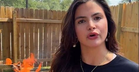 MAGA Candidate Valentina Gomez Torches the Quran in Deranged ...