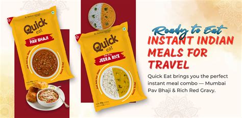 Instant Indian Meals for Travel: Ready to Eat, Ready in Minutes!
