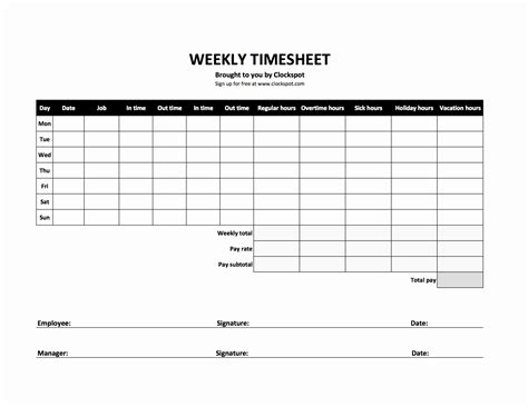 Excel Time Tracking 的图像结果