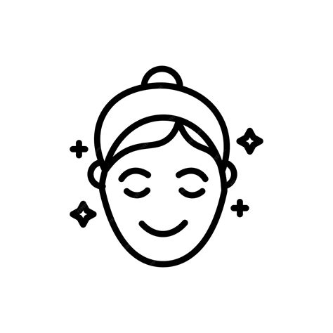 Premium Vector | Skincare icon set face glow vector symbol beautiful or ...