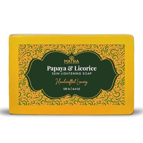 Buy Matra Papaya & Licorice Skin Lightening Handmade Soap with Aloe ...