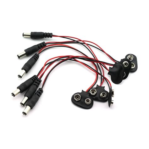 9V Battery Snapper with DC Jack – Power Cable for Arduino India – REES52