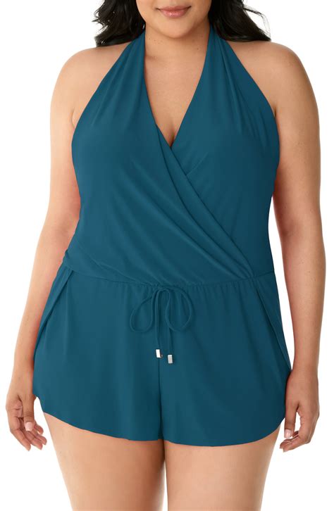 Magicsuit® Bianca One-Piece Romper Swimsuit | Nordstrom | Plus size ...