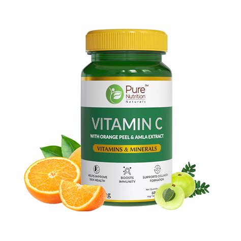 Pure Nutrition Vitamin C (60 Veg Capsules) - Cureka - Online Health ...