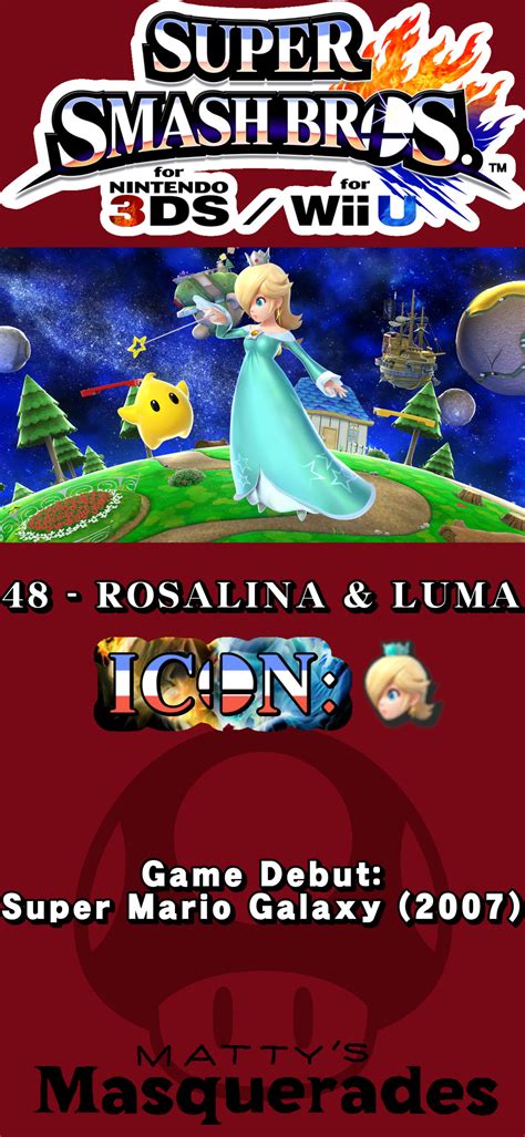 48 - Rosalina and Luma (SSB4) - Inverted - LU by MattysMasquerades on ...
