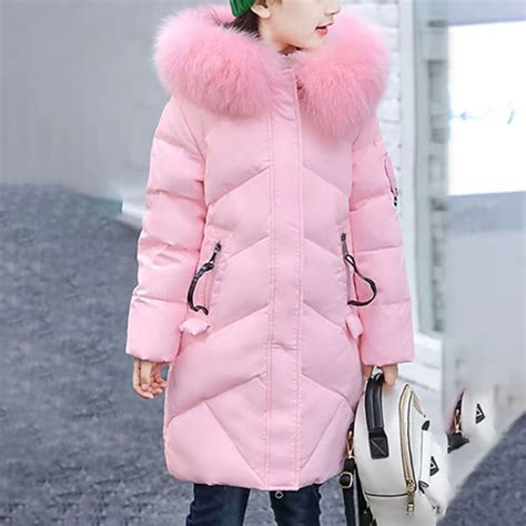 Niños Chica Plumón Caricatura Activo Exterior Abrigo Ropa de calle 4-13 ...