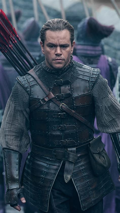 Download wallpaper Matt Damon, Matt Damon, The Great Wall, Great wall ...