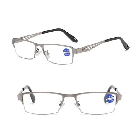 Vente 1 paire de lunettes de lecture HD à monture Demi anti-lumière ...