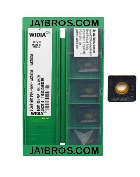 Widia sdmt1204 pdr mh wk15cm cast iron insert pack of 10 – Jaibros