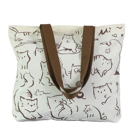 Buy wolpin Women Shopping Grocery Tote Bag Beige | Reusable Cotton ...