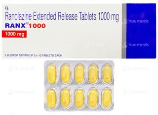 Ranx 1000 MG Er | Order Ranx 1000 MG Tablet Er Online at Truemeds