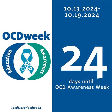 Let the countdown begin! OCD Awareness Week is less than a month away ...