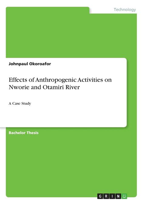 Effects Of Anthropogenic Activities On Nworie And Otamiri River Case ...