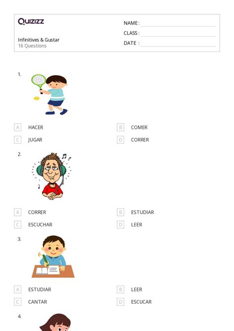 50+ Infinitives worksheets for 7th Class on Quizizz | Free & Printable