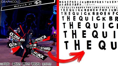 Persona 5 Font: The Stylish And Dynamic Typography Of The Hit Video ...