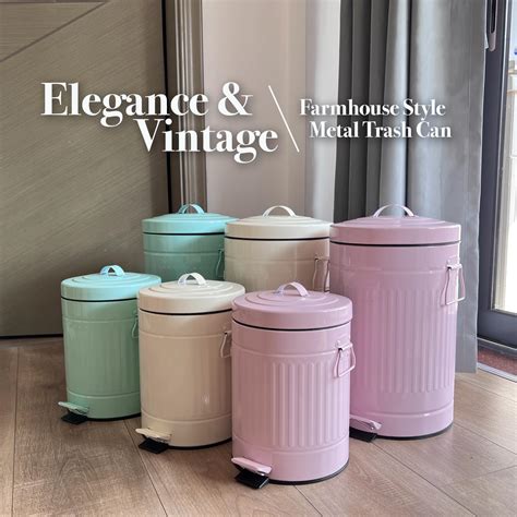 Antique Bathroom Bin