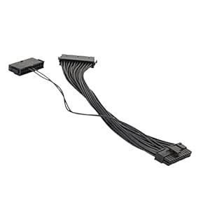 Buy SYDL Power Supply Splitter, Dual PSU Power Adapter Cable 24 Pin (20 ...
